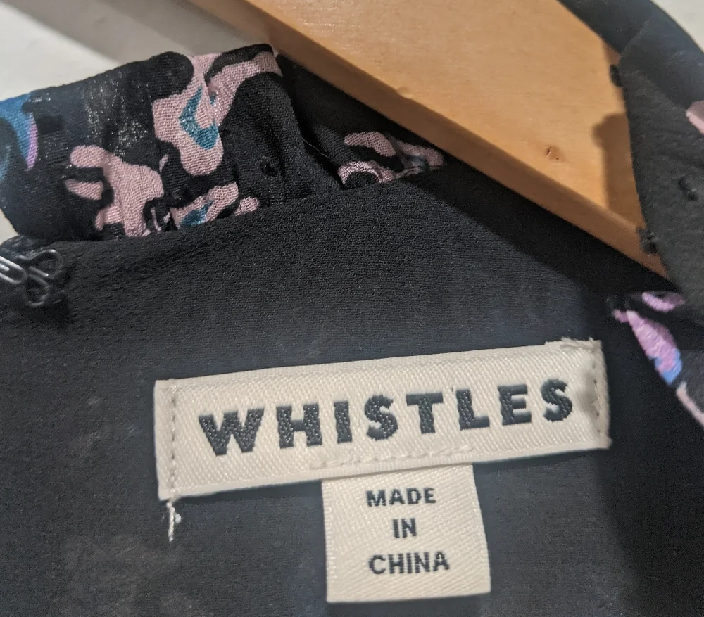 Whistles Elderberry Print Dobby Dress - Picture 6 of 14